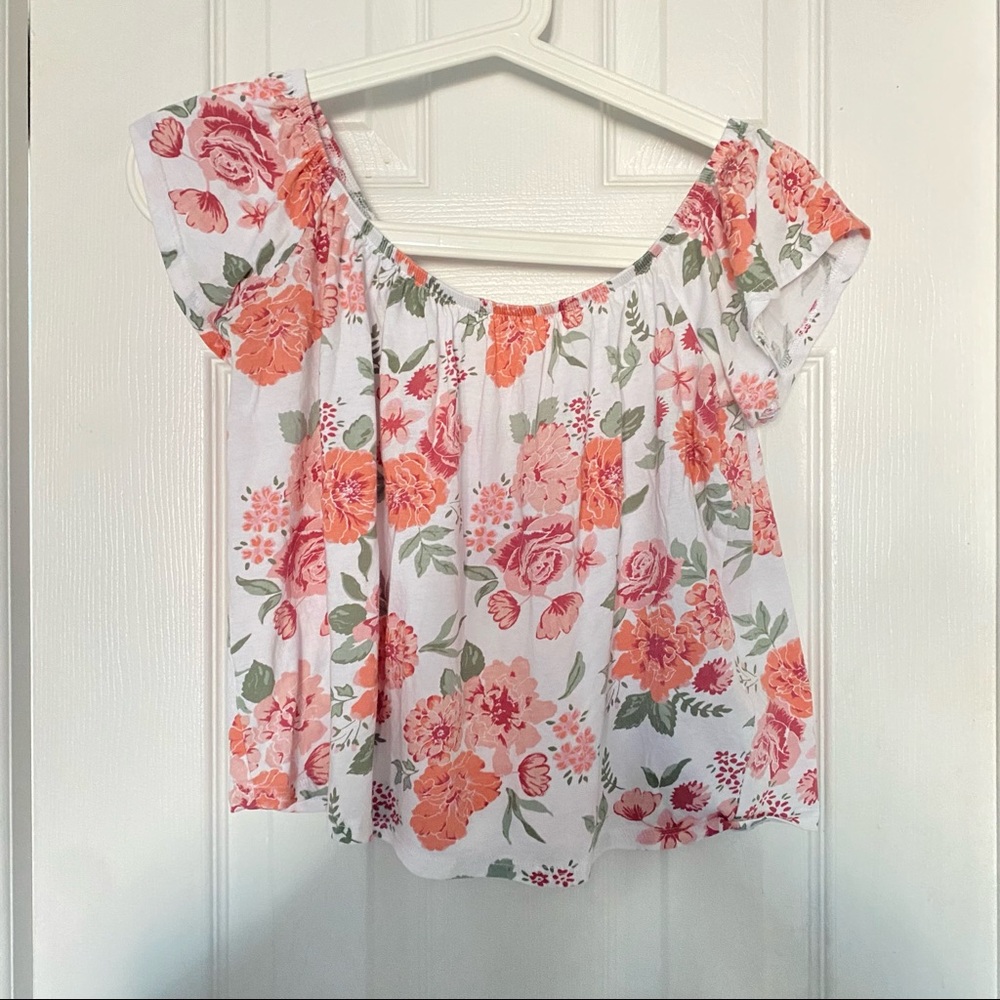 Garage S Floral Top